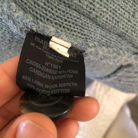 Isabel Marant Etoile Malhone Cardigan size 0 xs - Picture 11 of 16